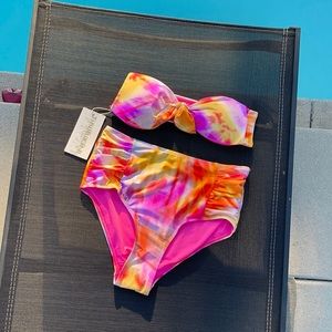 TiniBikini Tie Dye High Waist Bikini